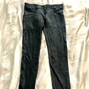 Black “Reptile” Freddy Pants